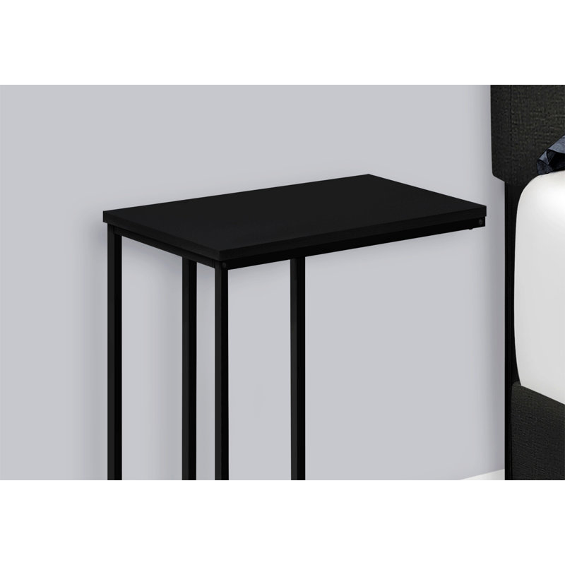 Table de bout, table d'appoint, petite table de chevet, Noir