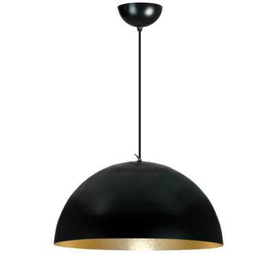 Brassfield 1 - Light Black Single Pendant