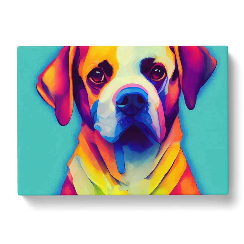 Dog Vol.3 - Wrapped Canvas, 40cm H x 60cm W x 3cm D