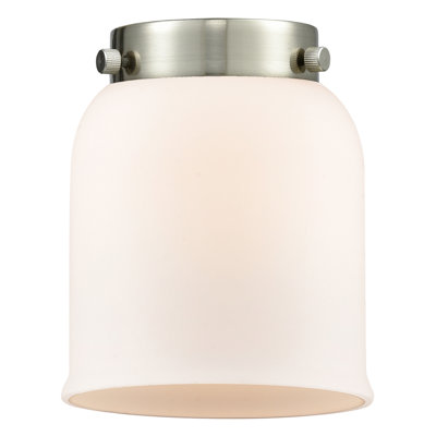 Franklin Restoration - Amberlynn - 1 Light 5" Cord Hung Mini Pendant - On-Off Turn Switch - LED Bulb - Chrome Finish - White Shade