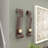 Brown Metal Wall Sconce with Scroll Designs 2 - Pieces
