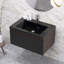 Meuble-lavabo moderne à rayures avec lavabo simple-338554079