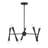 Keyiona 10-Light Chandelier in Matte Black-1386174855
