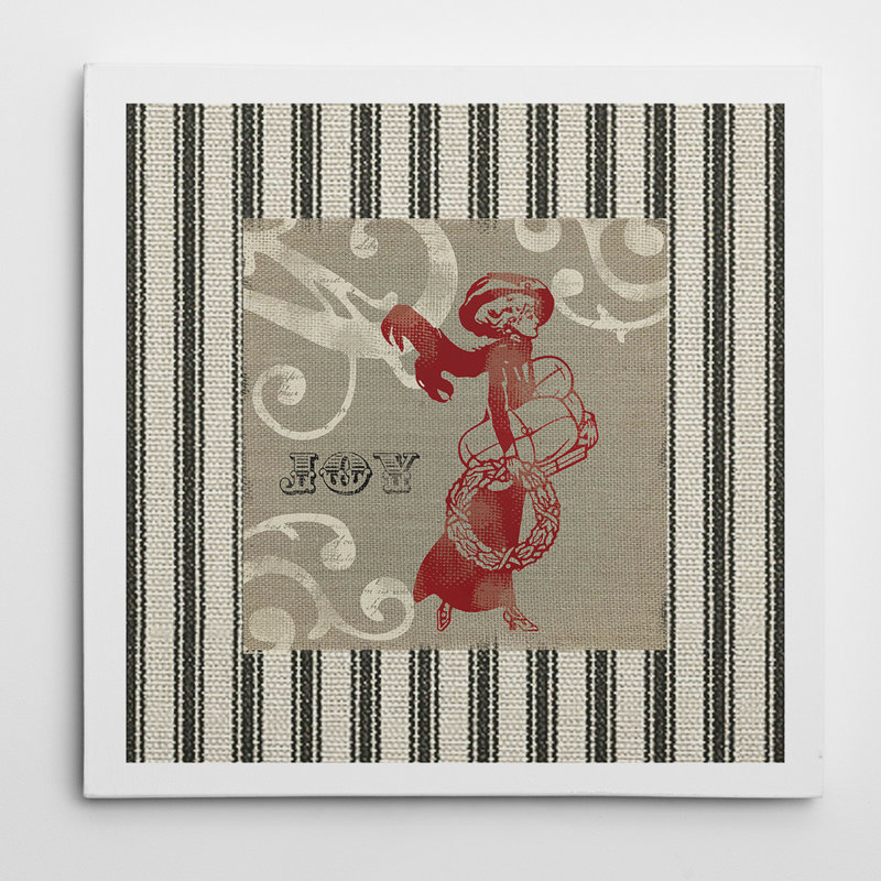 «Burlap Shopper», impression, H 16 po x l 16 po x P 1,5 po, Toile tendue