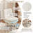 Upholstered Armless Task Office Chair without Wheels-1870263471