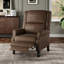 Fauteuil inclinable en similicuir pour salon RV