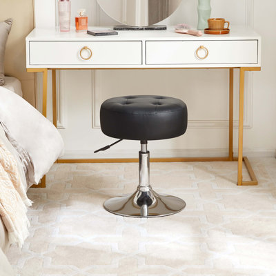 Tabouret de coiffeuse pivotant réglable Highfill