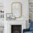 Solid Wood Frame Rounded Corner Decorative Mirror-1063482821-1063482820