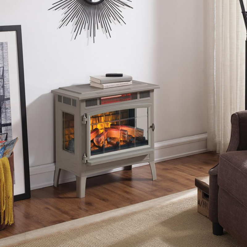 Poêle électrique Duraflame, Gris français