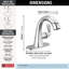 Robinet de salle de bain rétractable à un trou Arvo, robinet de lavabo de salle de bain extractible-103531870