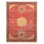 Distressed Homage Hand Knotted Wool Area Rug-1862130055