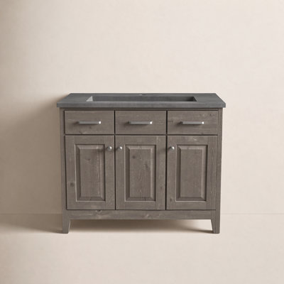 Capistrano 36.5" Concrete Bathroom Vanity Top with Sink