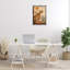 «Cheetah & Boho Plants», toile flottante encadrée par Roozbeh Bahramali-1706127491-1706127503