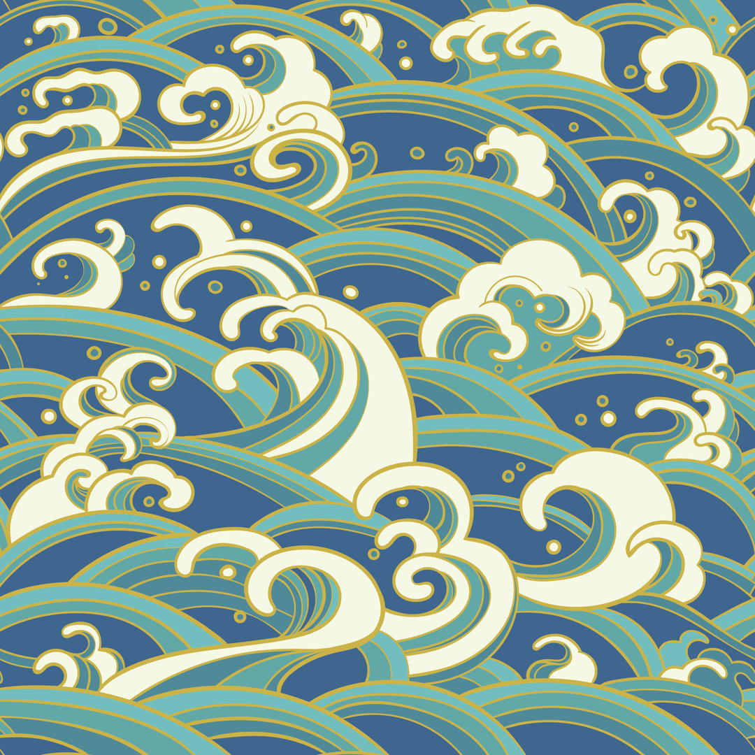 Seamless Pattern - Wrapped Canvas Print