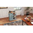 Nashley Rolling Kitchen Cart, Bar Serving Cart, Compact Trolley On Wheels With Wood Top, Shelves & Drawers For Home Dining Area-2021181270