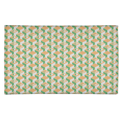 Chenille Geometric Indoor Rug
