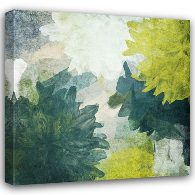  Orlov, Irena Gallery Wrapped Canvas Art Titled: Blue and Green Inspiration II