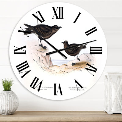 Horloge murale rétro Vintage Bird Of Europe III