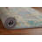 One-of-a-Kind 2' x 4' New Age Rectangle Wool Area Rug in Blue and Cream
