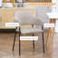 Chaise avec accoudoirs beige Kawanza-1100759400