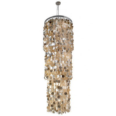 3 - Light Dimmable Tiered Chandelier