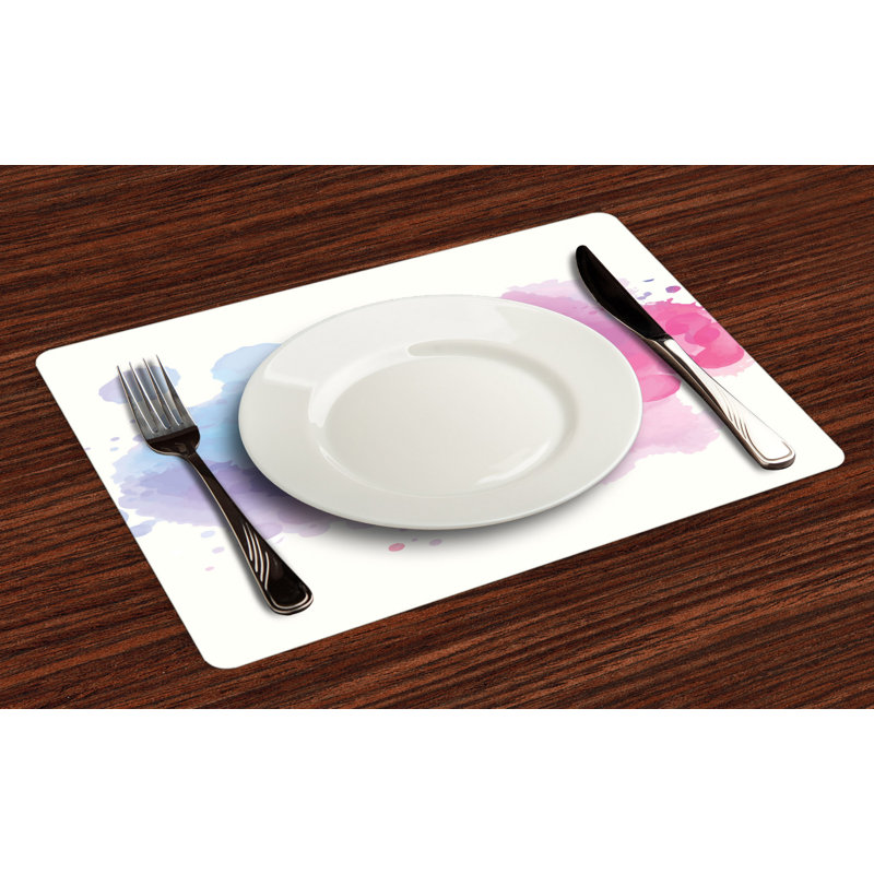Polyester Abstract Rectangle Placemat