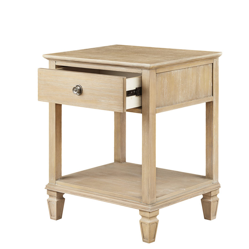Armoire de chevet traditionnelle - Design de table naturel et spacieux