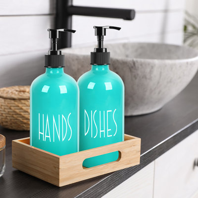 Distributeur de liquide liquide 16 oz (sarcelle)