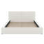 Grand lit tapissier avec base solide-386142557
