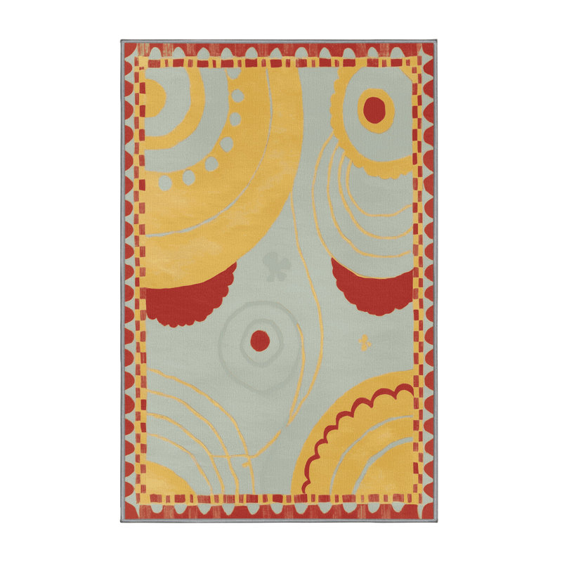 Witty Streak Rug, Rectangle 3' x 5'