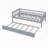 Sturdy and Versatile Daybed with Trundle and Guardrails for Optimal Rest-487617864-487617908