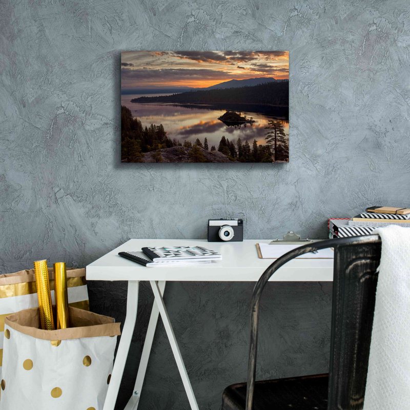 Emerald Bay - Photographie sur toile tendue, H 12 po x l 18 po x P 0,75 po
