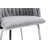 Uresti 17.75'' H Tufted Upholstered Metal Armchair-477132649-477352545