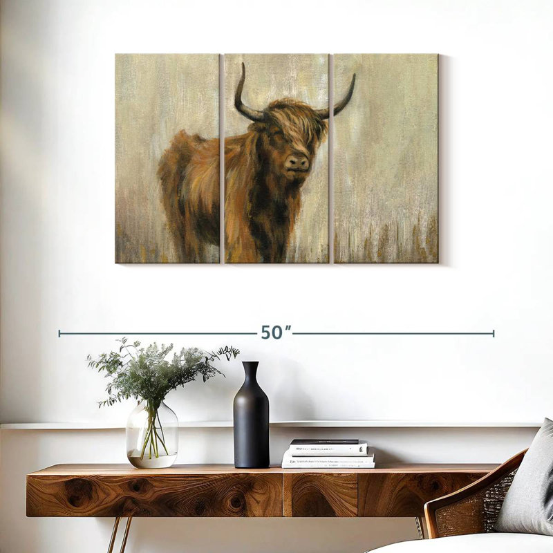 Highland Mountain Cow I, 24" H x 38" W