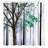 Picture of a Lonely Tree Leaves on an Abstract Woodland Background Print-89181778-89181781
