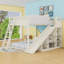 Lit mezzanine avec tablettes de rangement et glissoire-1149893322-1149893328