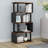 4-Tier Open Shelf Bookcase, Multi-Functional Storage Rack for Home Office & Living Room-1653842215