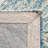 Micro-Loop Hand Tufted Wool/Cotton Geometric Rug in Blue/Yellow-67116972
