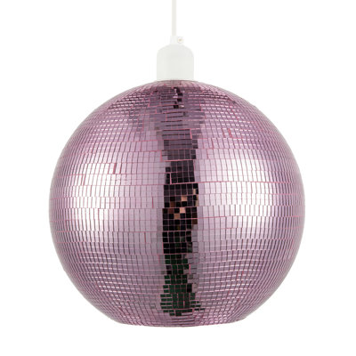 23cm H Plaster Round Pendant Shade ( No Direct Attachment Method )