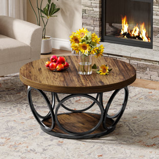 Frame Coffee Table with Storage