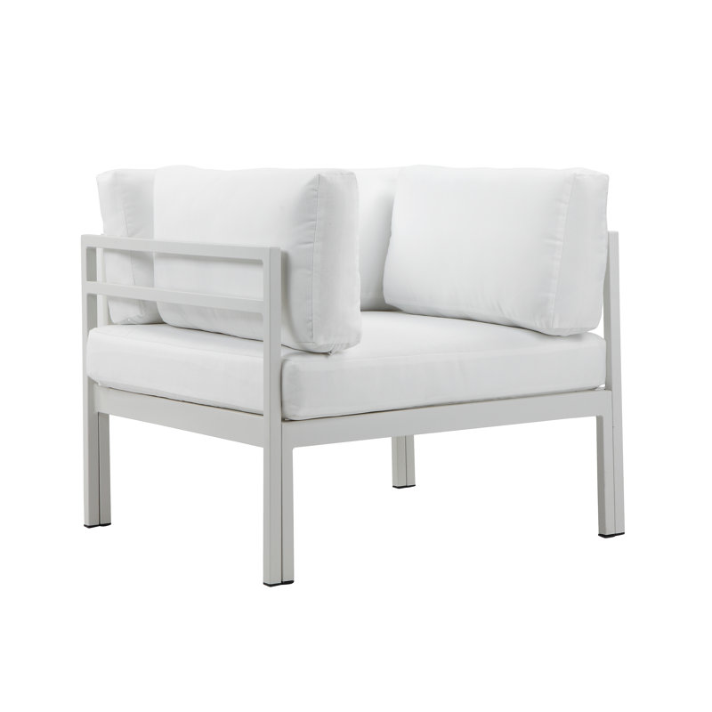 Cloud Outdoor 4 - Piece Conversation Set, White