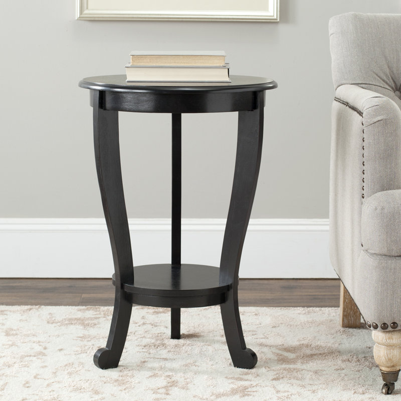 Tutuala End Table, Distressed Black