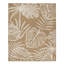 Tapis d'extérieur à motif tropical tissé résistant aux rayons UV brun / beige / ivoire-1581489974-1585541001