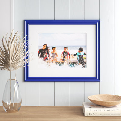 Malibu Blue Wood Matte Picture Frame