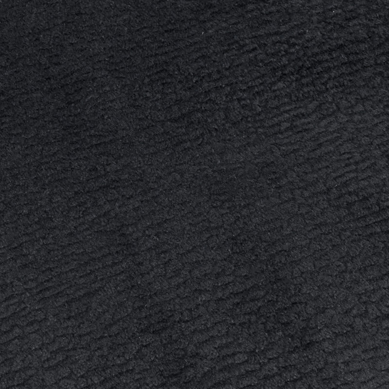 Chaise de coiffeuse avec tabouret d'appoint Noehly, Black Milk Fleece