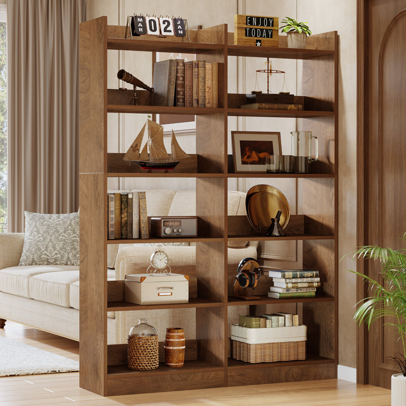 6-Tier Bookshelf, 71 Inches Tall Freestanding Bookcase, 70.8" H x 31.5" W x 11.81" D