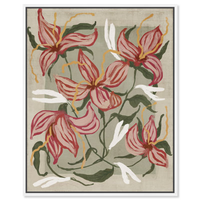 Daffodils And Lilies Print by Oliver Gal