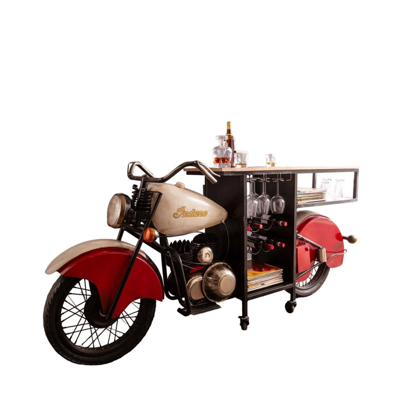 Kaithleen 26 " L Solid Wood Mini Bar