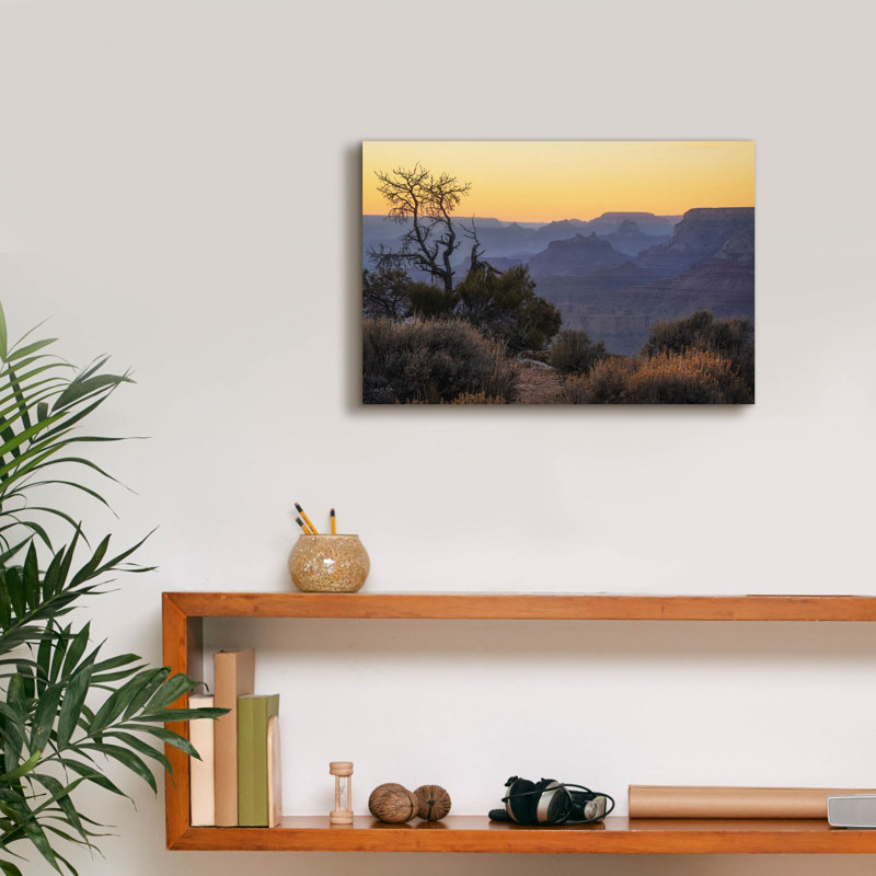  «Grand Canyon Sunset» par Martin Podt, art mural sur toile, 18 po x 12 po, H 12 po x l 18 po