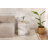 Chrisina Modern Side Table, Freesia Marble Finish, 17.7 x 19.7 x 17.7 inches | 100% MDF Construction, Thickness: 0.7 inches | Stylish and Functional Design for Living Room or Bedroom, Perfect for Small Spaces, Elegant Marble Aesthetic
